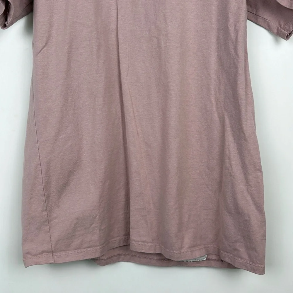 Champion Dusty Pink Men Crew Neck Short‎ Sleeves T-Shirt Size Medium - Picture 3 of 8